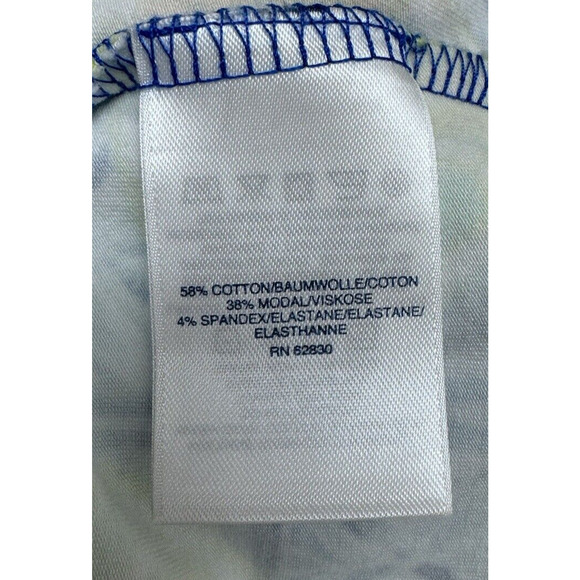 Lands End Fit & Flare Dress Lemon Lime Print Pockets Pullover M (10-12) EUC - Picture 10 of 11